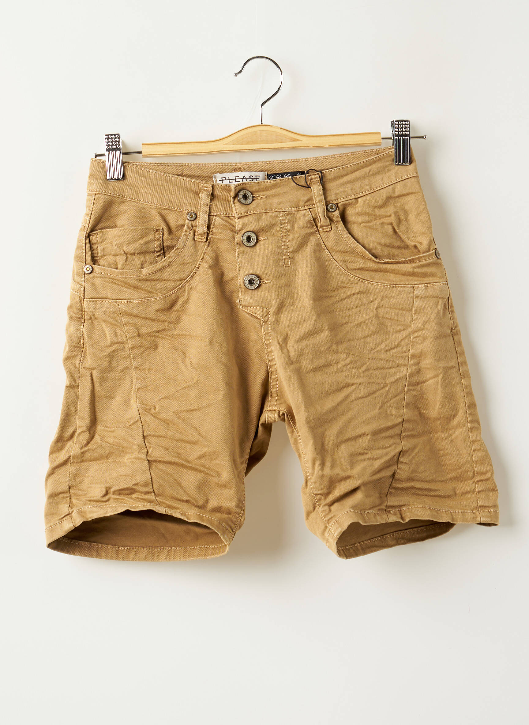 Please Shorts 1 Femme couleur marron
