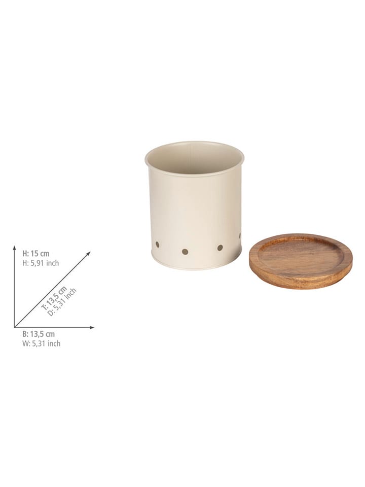 Wenko Vorratsbehälter ''Aria'' in Beige/ Braun - 1,6 l günstig kaufen onesize