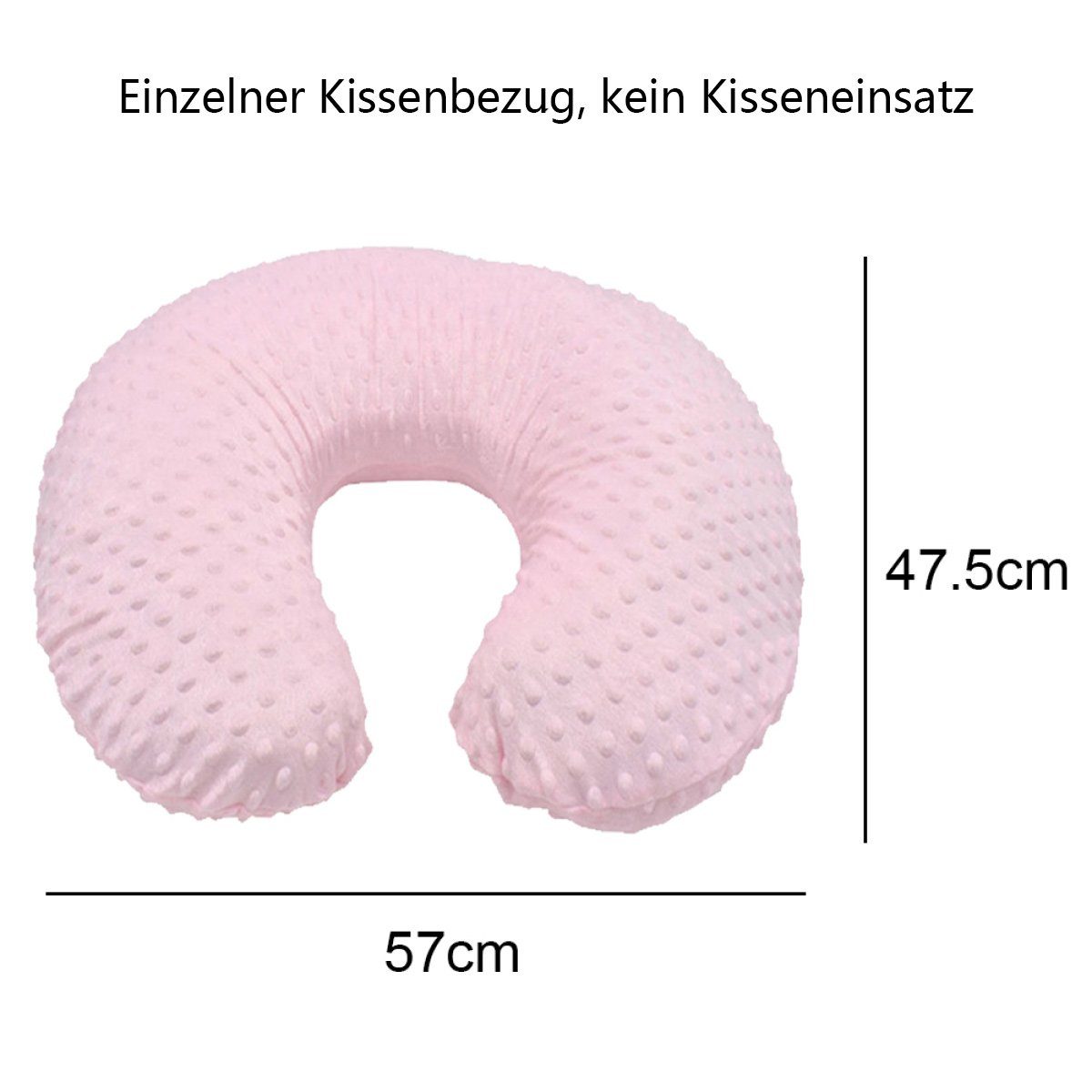 Rwoythk Stillkissen Stillkissenbezug für Neugeborene, U-förmig dehnbar austauschbar