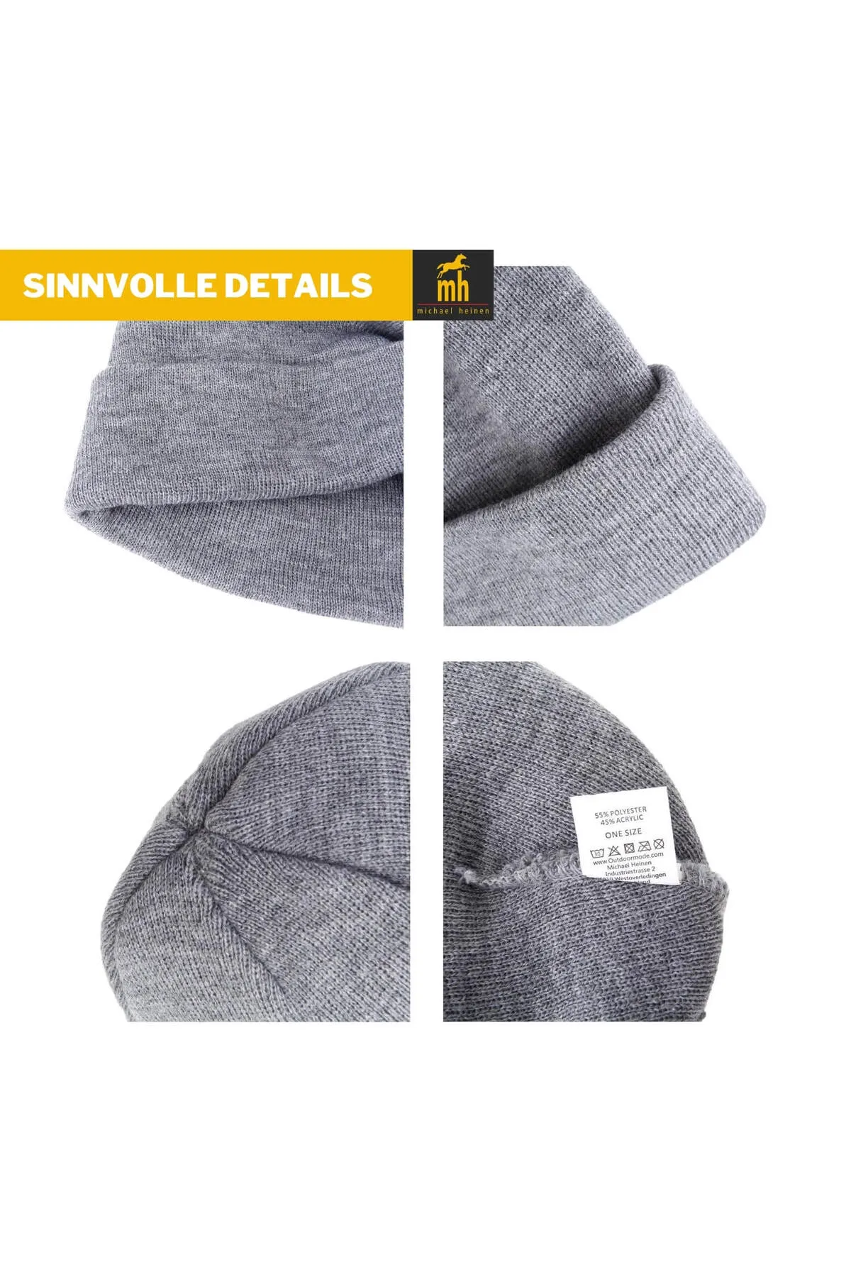 Michael Heinen  Wintermütze Beanie warm und modisch
