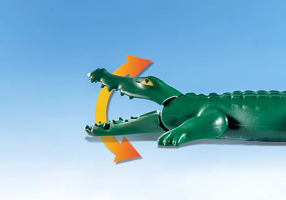 Pirat mit Alligator