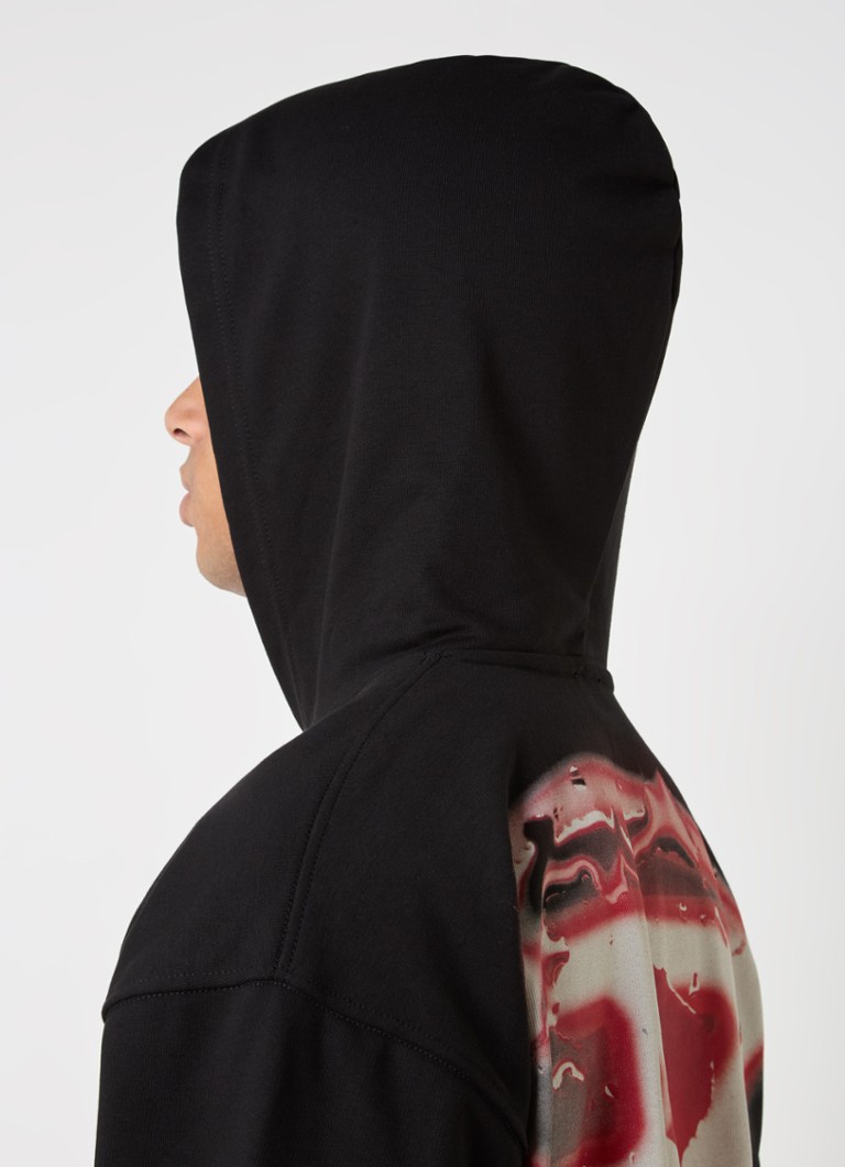 Diesel S-Boxt-Hood-K3 hoodie with logo and back print