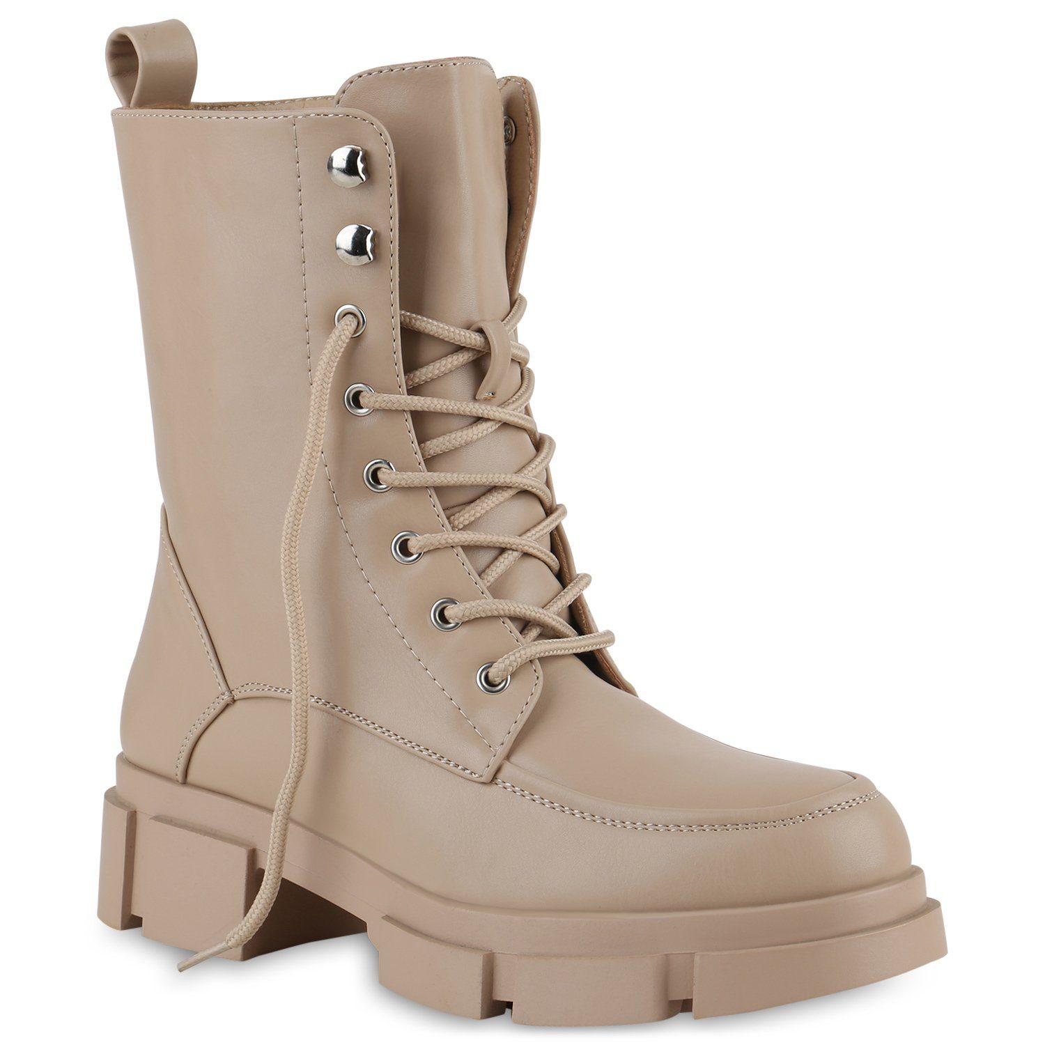 VAN HILL 839727 Schnürstiefelette Bequeme Schuhe