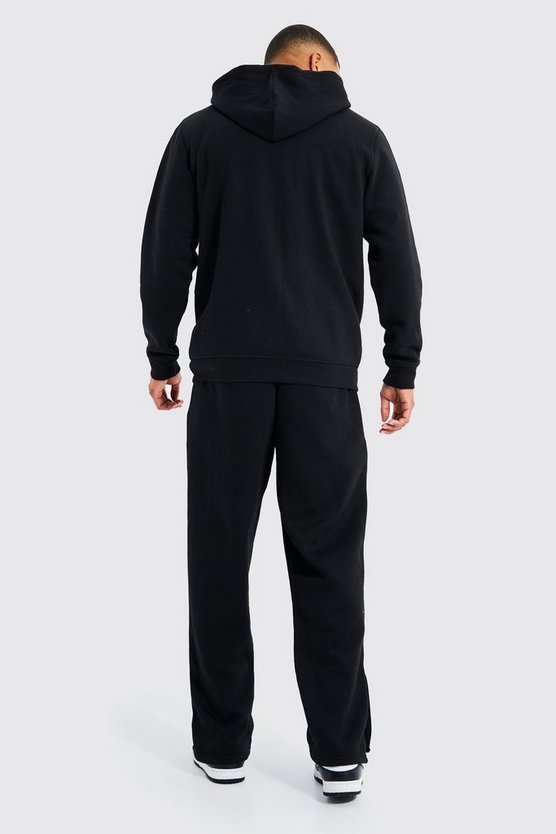 Jogginghose mit geradem Bein und Print