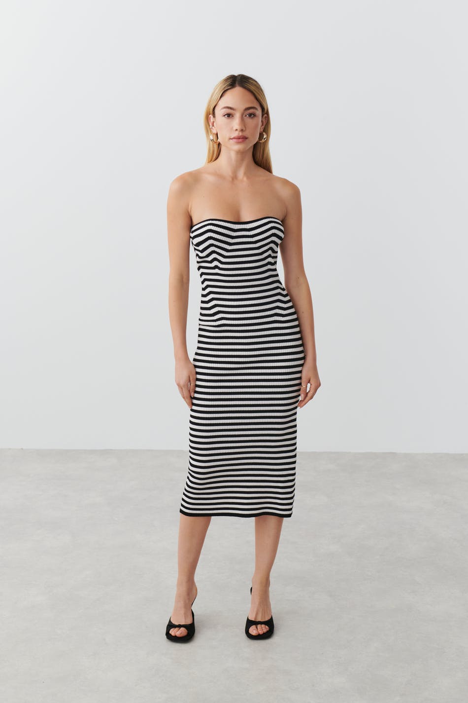 Knitted tube dress