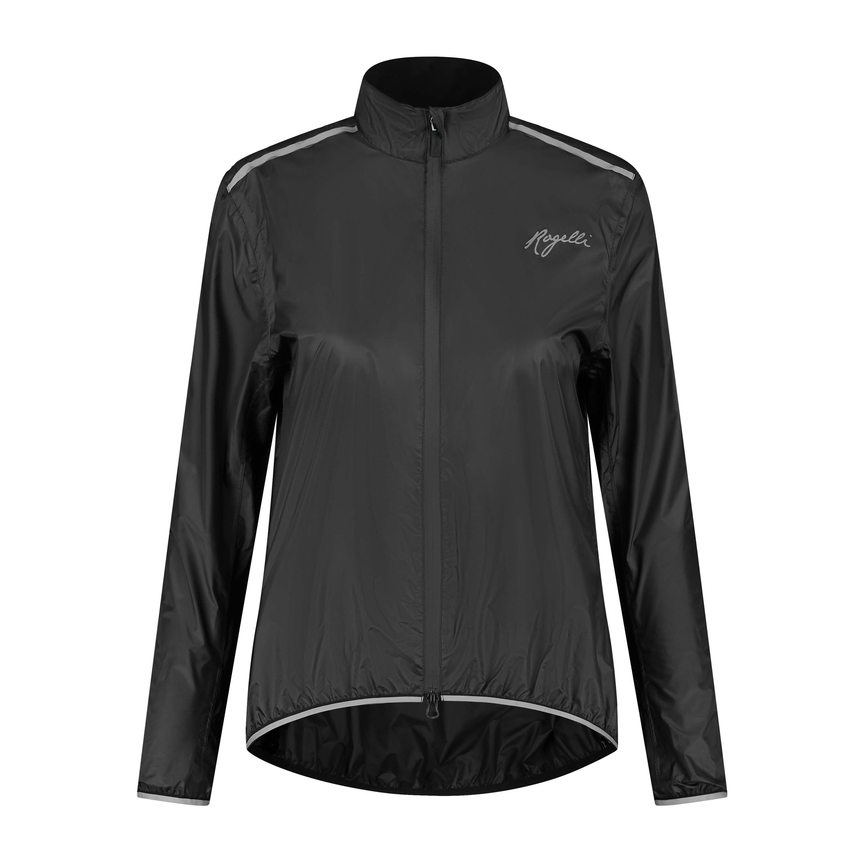 Rogelli Essential Black Damen Fahrrad Regenjacke
