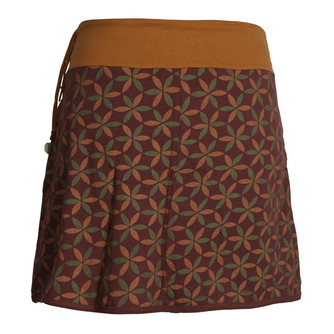 Vishes Minirock Rock 70er Jahre Retro Facetten Blumen-Druck Cacheur, Ethno, Hippie, Boho Style