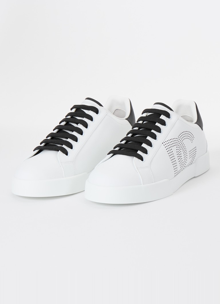 Sneakers Dolce & Gabbana Portofino in pelle di vitello con logo