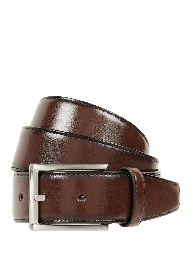 Gürtel aus Leder in schokobraun