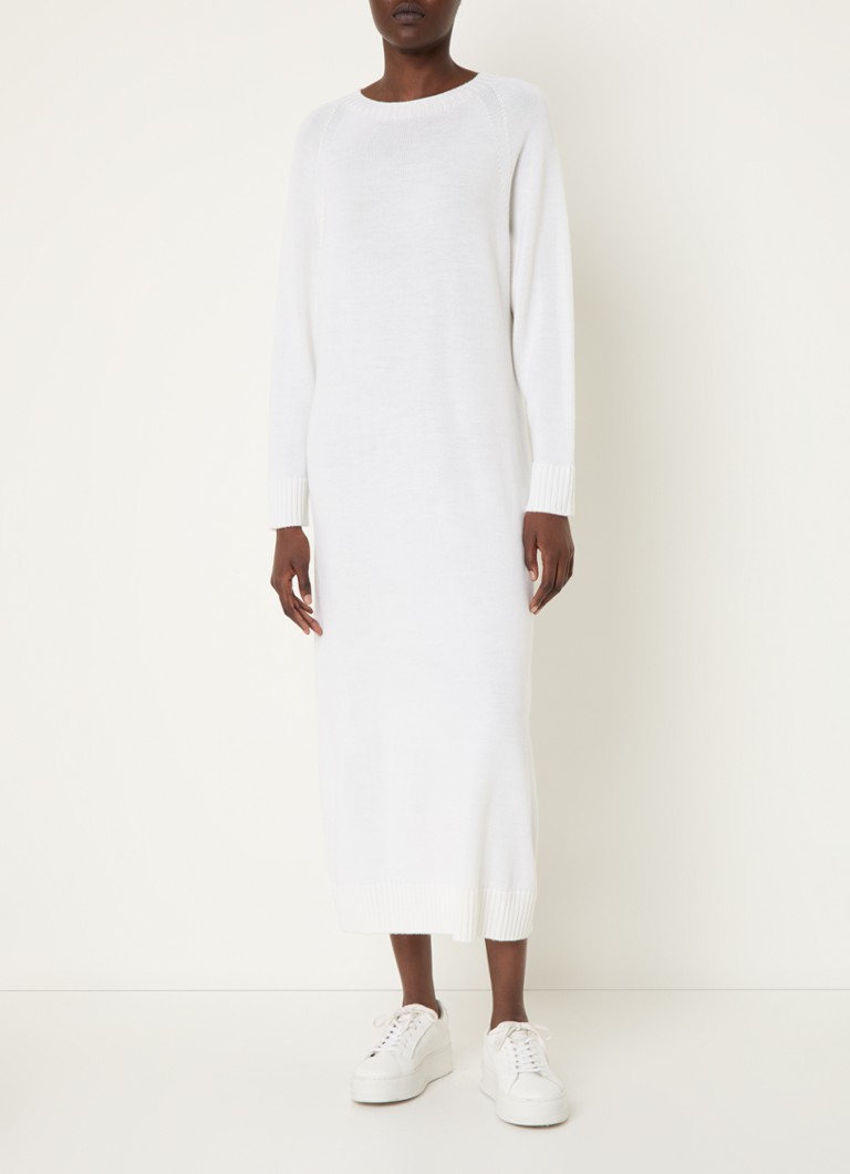 Abito midi MaxMara Scrivia in maglia di pregiata lana vergine.