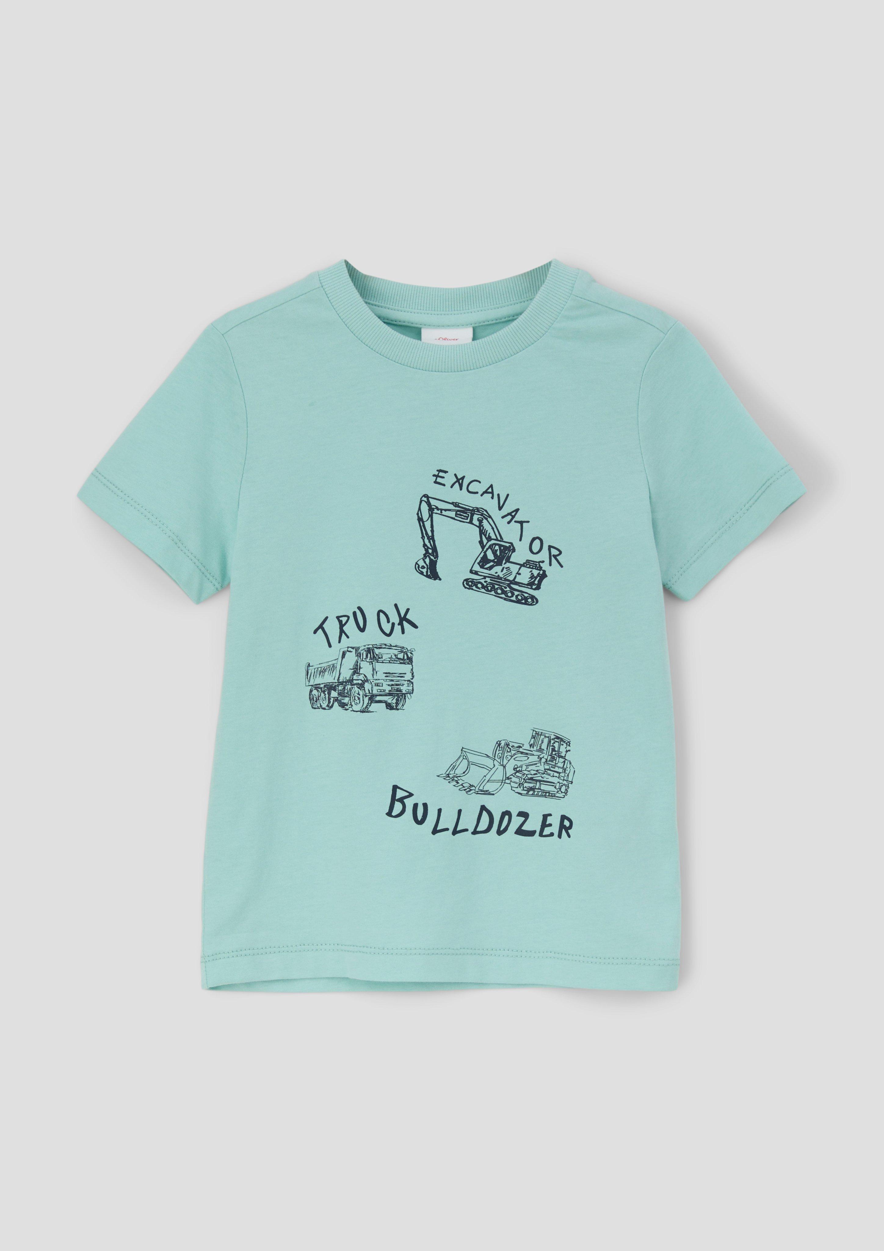T-Shirt mit Frontprint  2140408-6068
