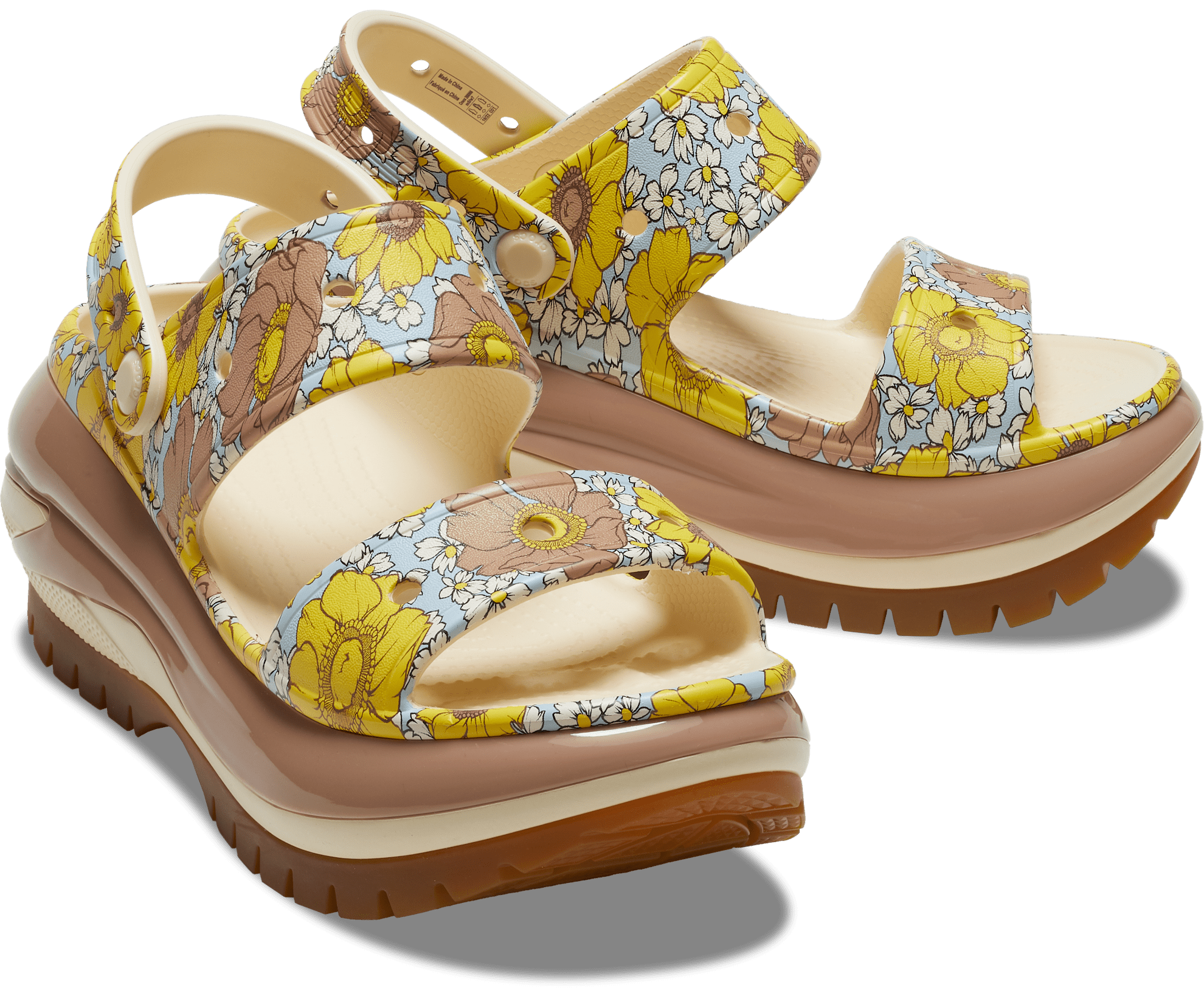 Mega Crush Retro Floral Sandal