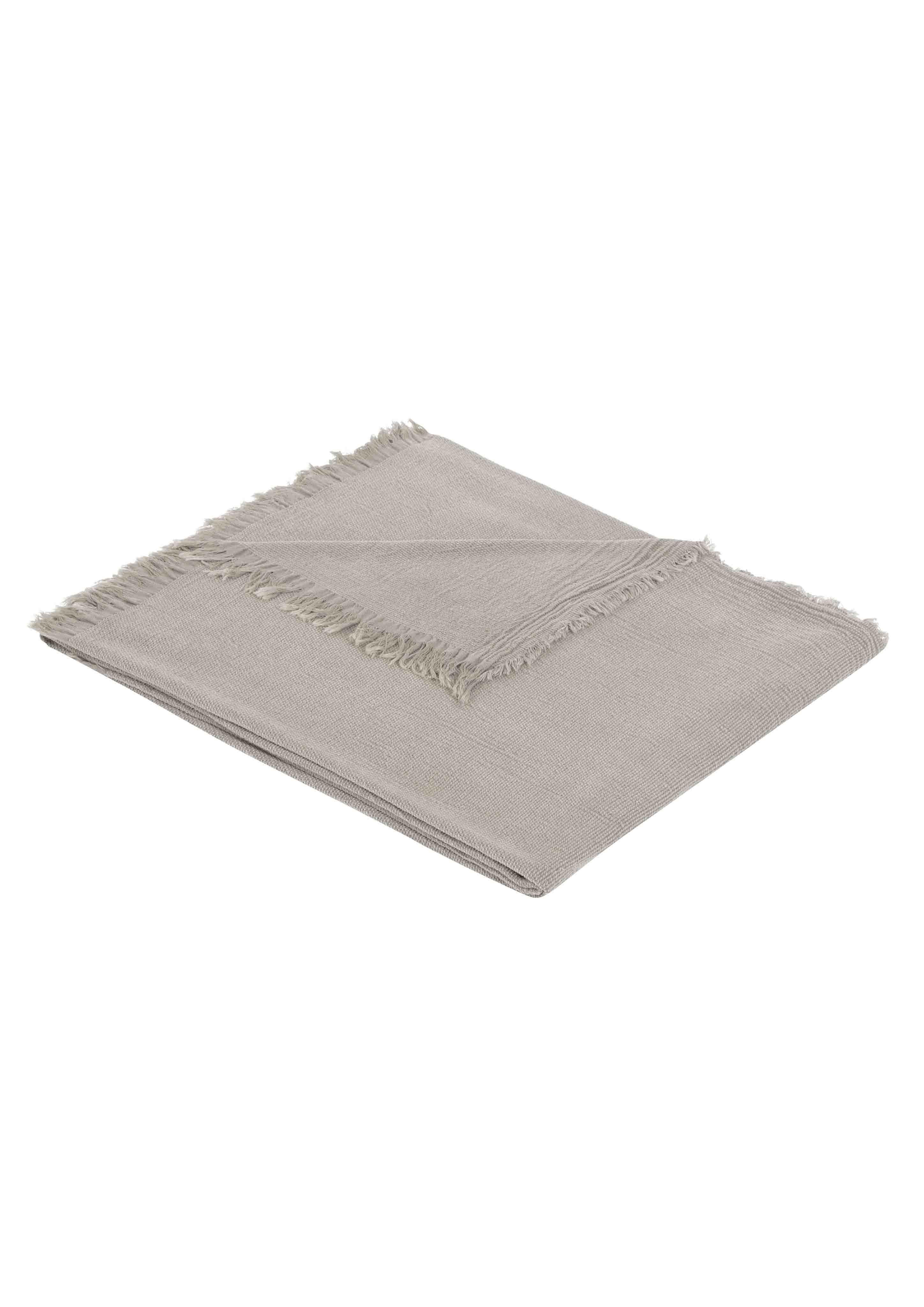 Weiche Decke mit Fransen  6008529-850