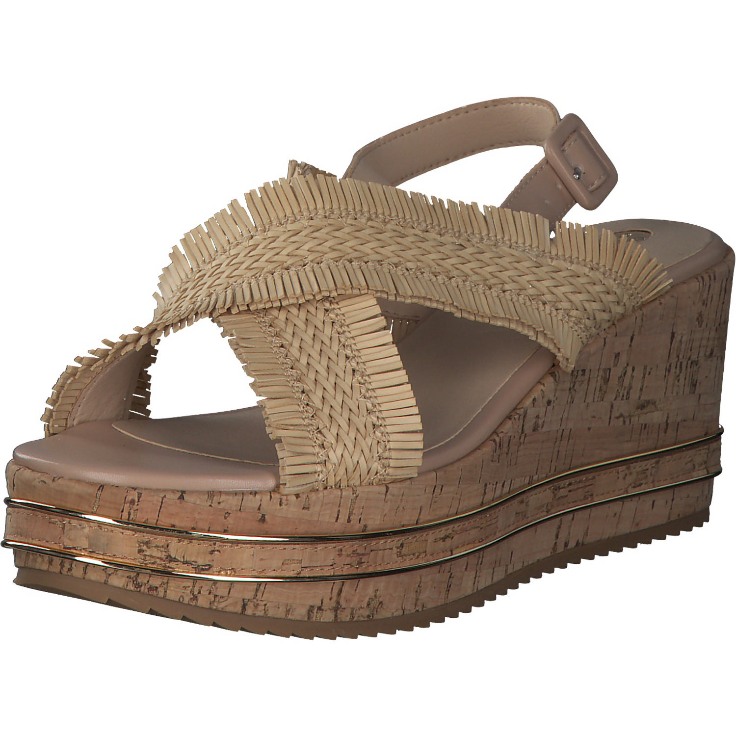 La Strada 2001329, Keilsandaletten, Damen, Beige