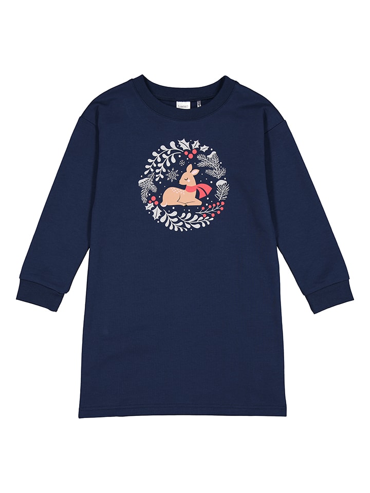 lamino Sweatkleid in Dunkelblau günstig kaufen