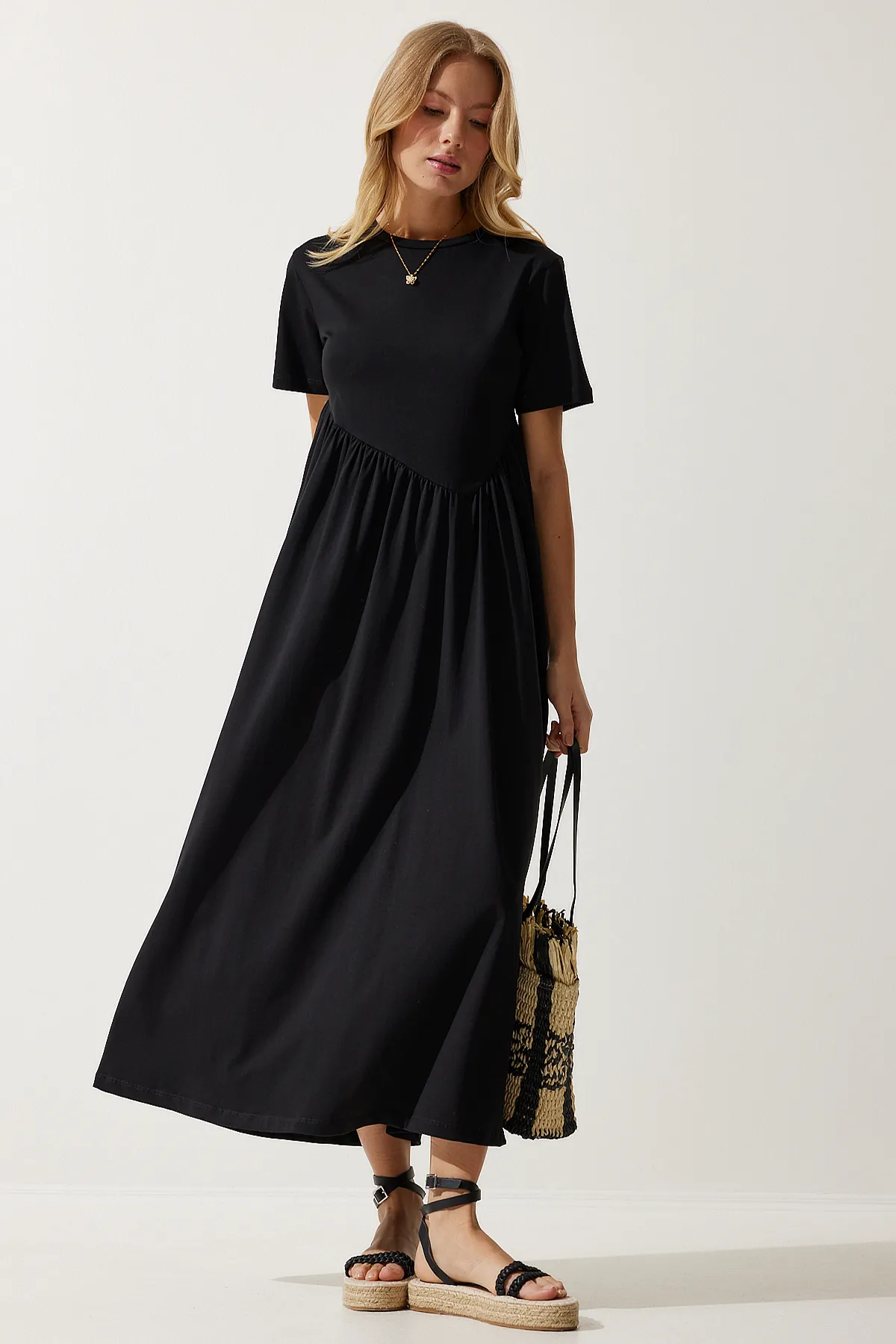 Happiness İstanbul  Kleid - Schwarz - A-Linie