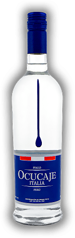Ocucaje Pisco Italia Ocucaje Pisco Italia Intensiv und harmonisch mit Zitrusaromen und tropischen Noten. 0,7	 Liter - Vol 40%
