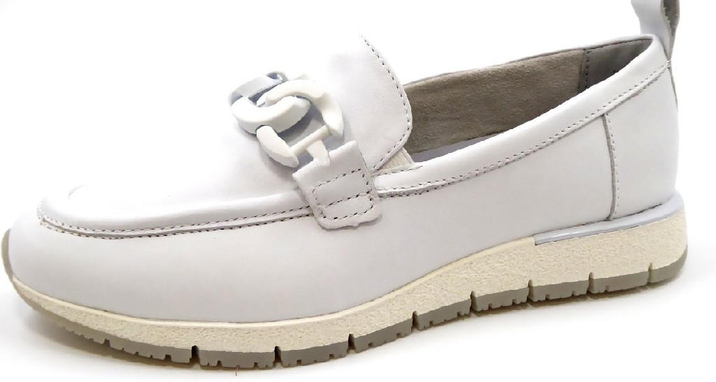 TAMARIS Sportliche Slipper weiss