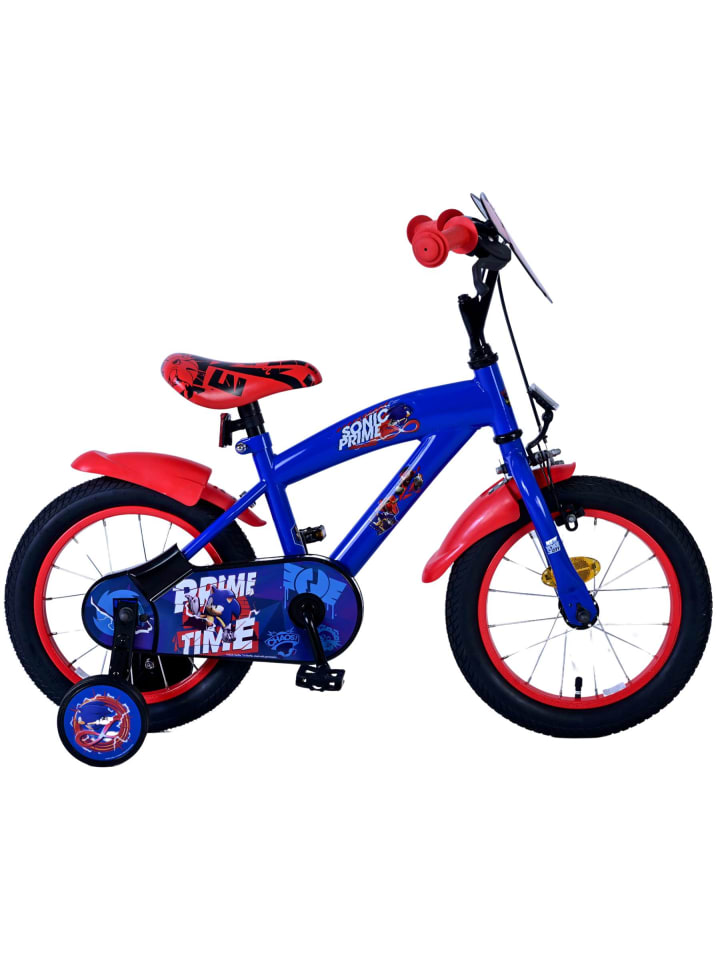 Volare Kinderfahrrad Sonic Prime für Jungen 14 Zoll Kinderrad in Blau Rot 4 Jahre günstig kaufen onesize