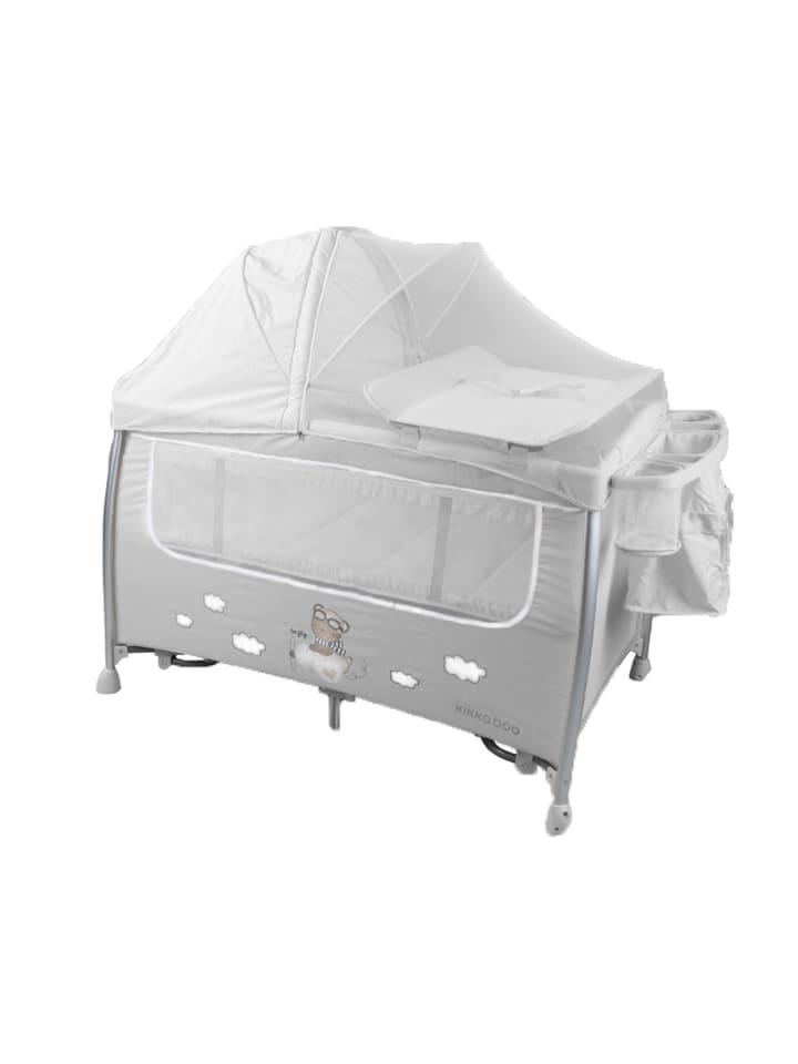 Kikkaboo Reisebett Dreamy Bear in grau günstig kaufen 60x120 cm