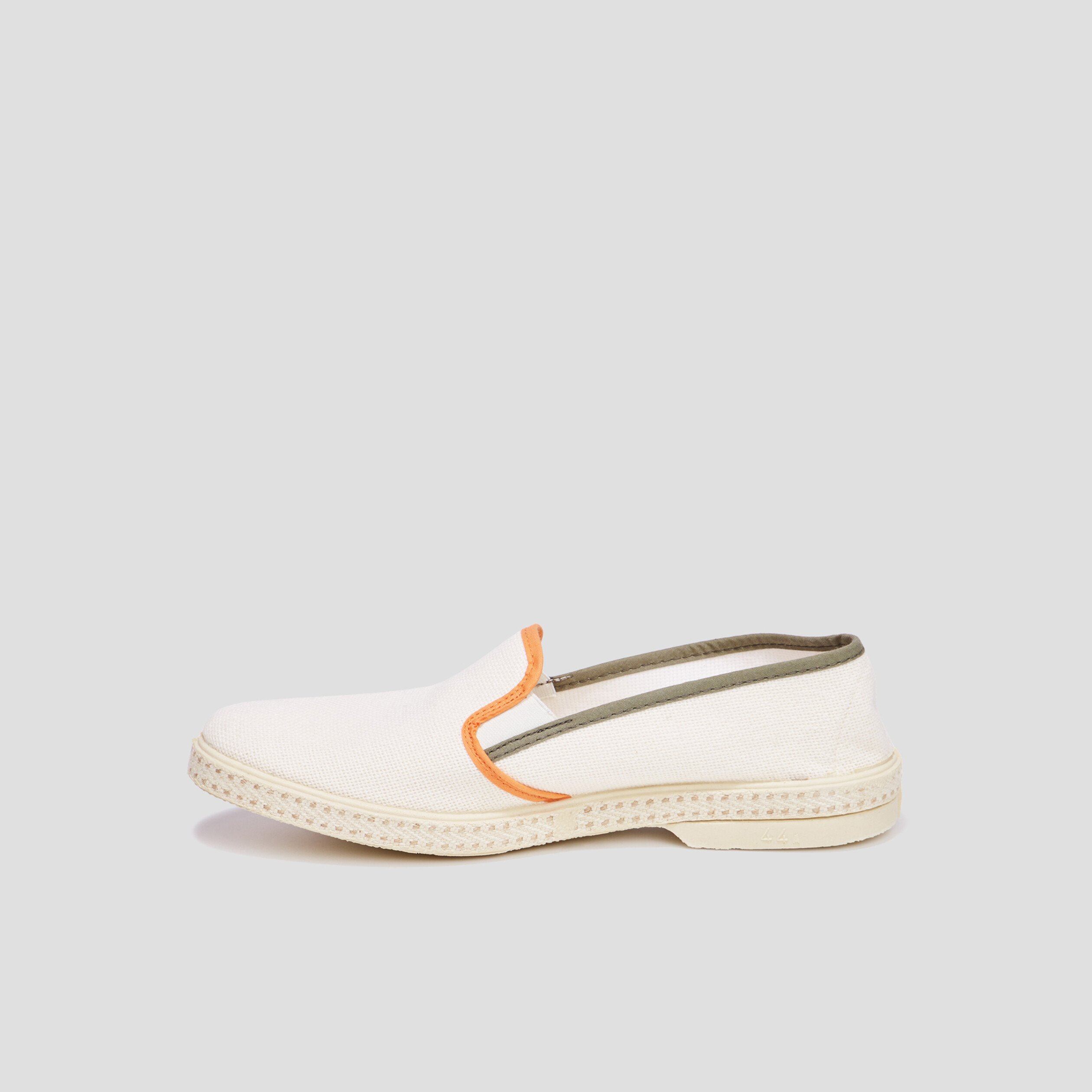 Espadrilles à liserés contrastants sable homme | La Halle