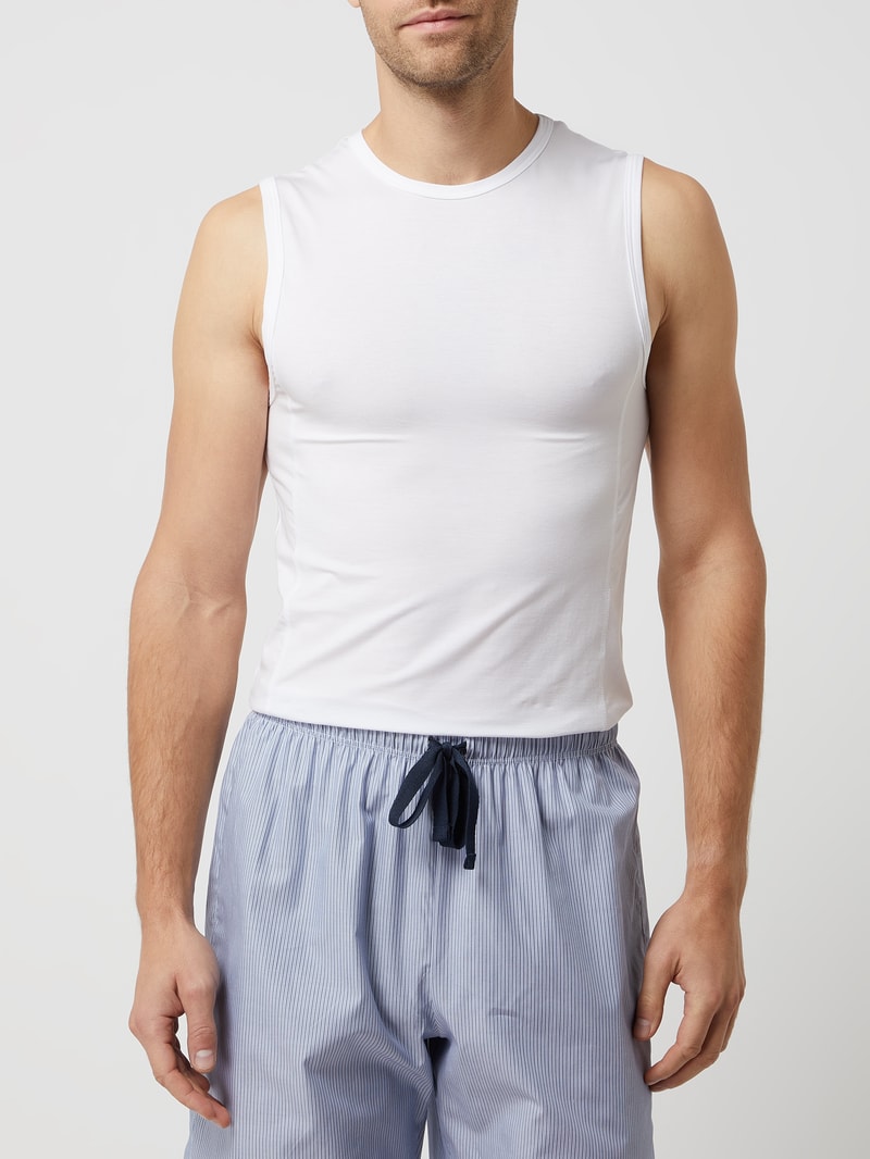 Tanktop aus Lyocellmischung in weiß