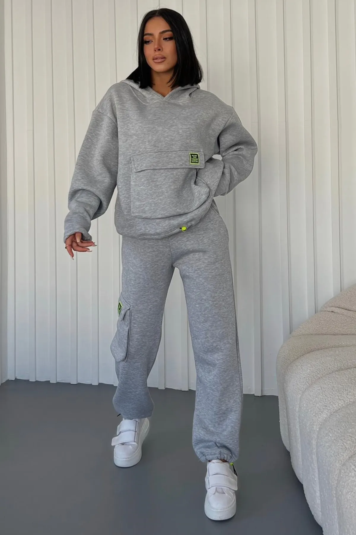lovebox  Zweiteiler - Grau - Regular Fit