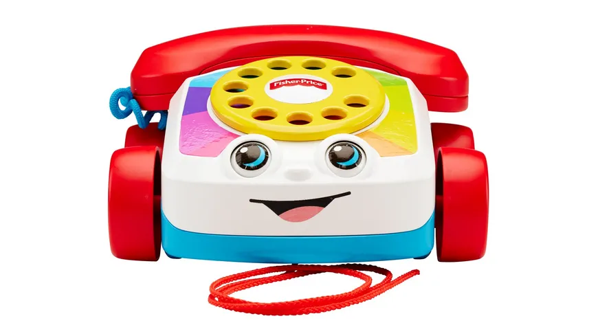Fisher-Price Plappertelefon, Baby Spielzeug-Telefon, Nachzieh-Spielzeug, Nachziehtier