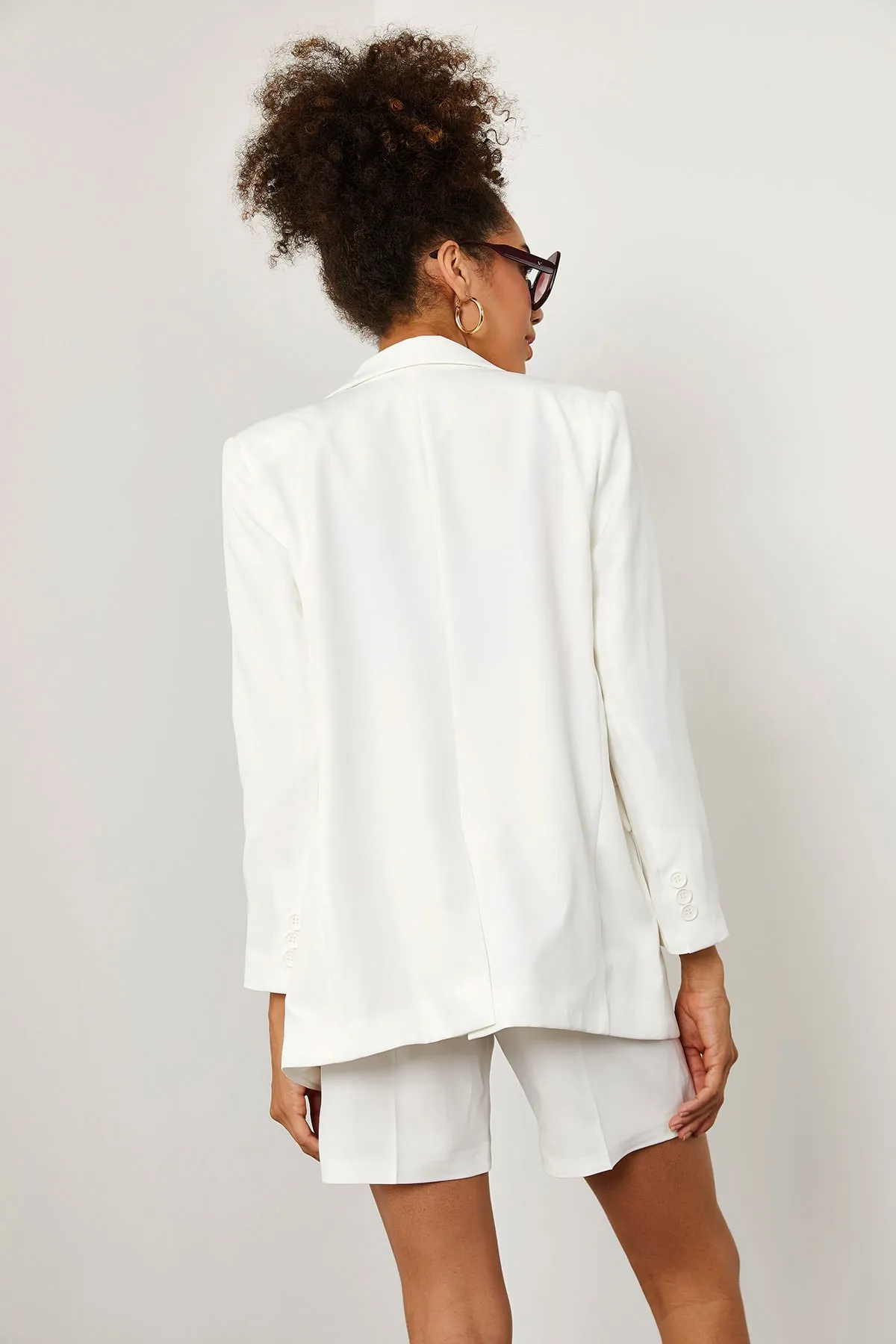 XHAN  Weißer Doppelanzug für Damen 1YZK2-11971-01