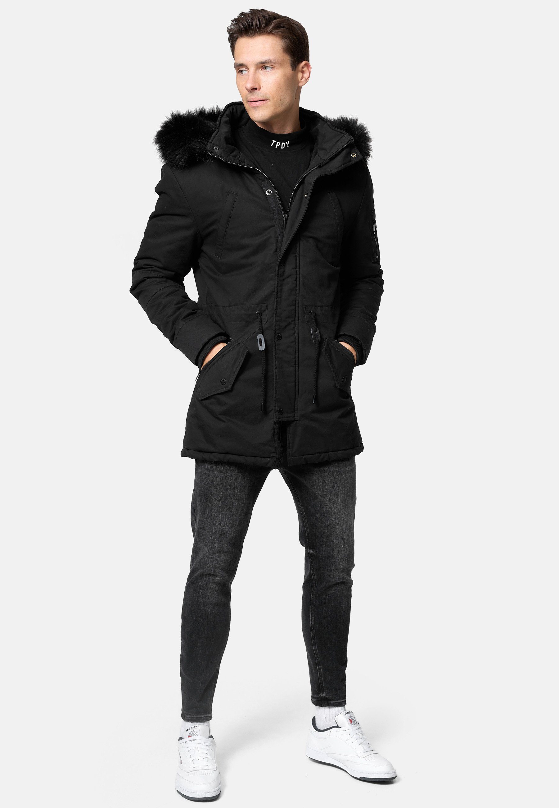 trueprodigy Parka Julius mit abnehmbarer Kapuze