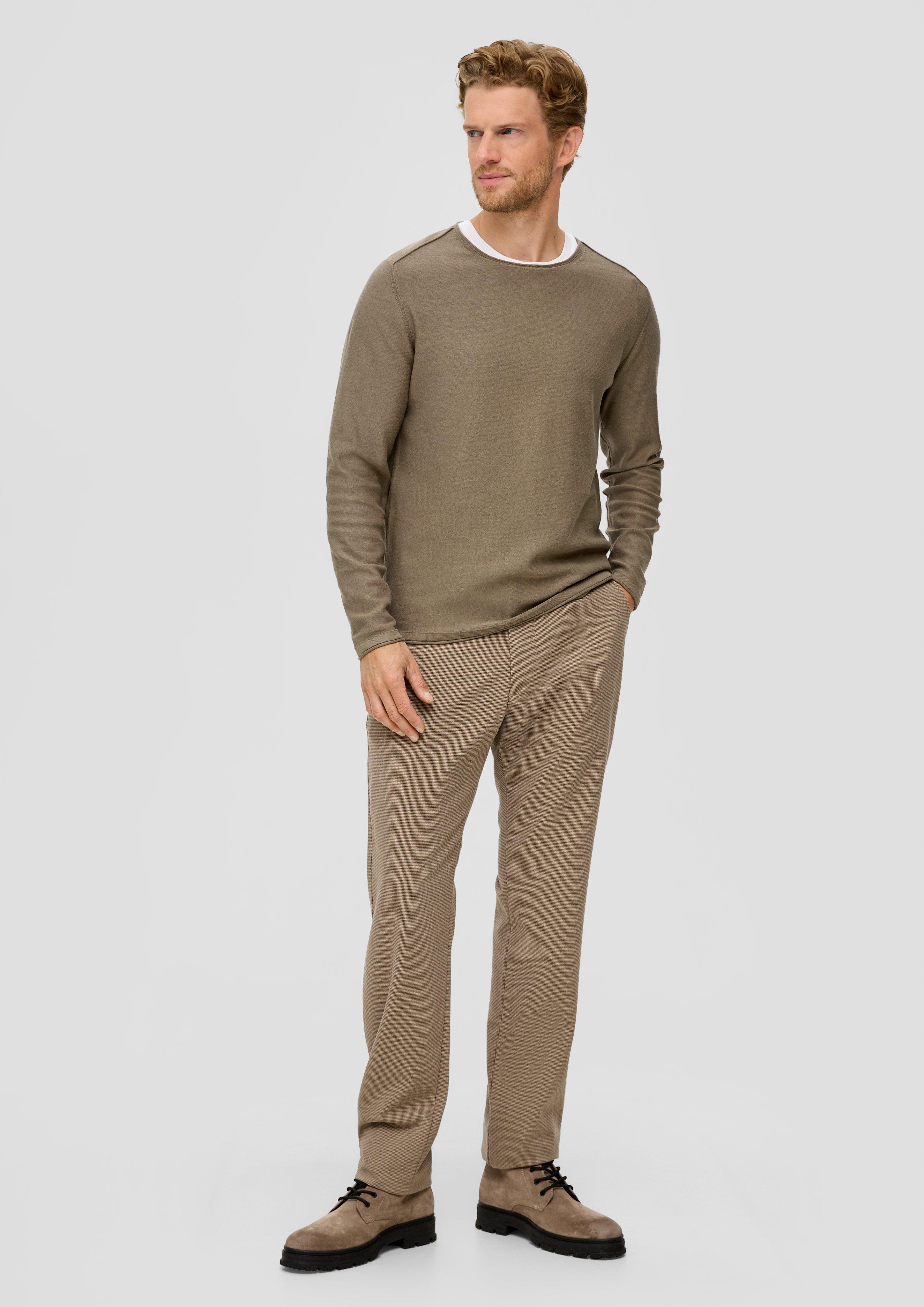 Pullover mit Rollsaumblende  2124525-8613