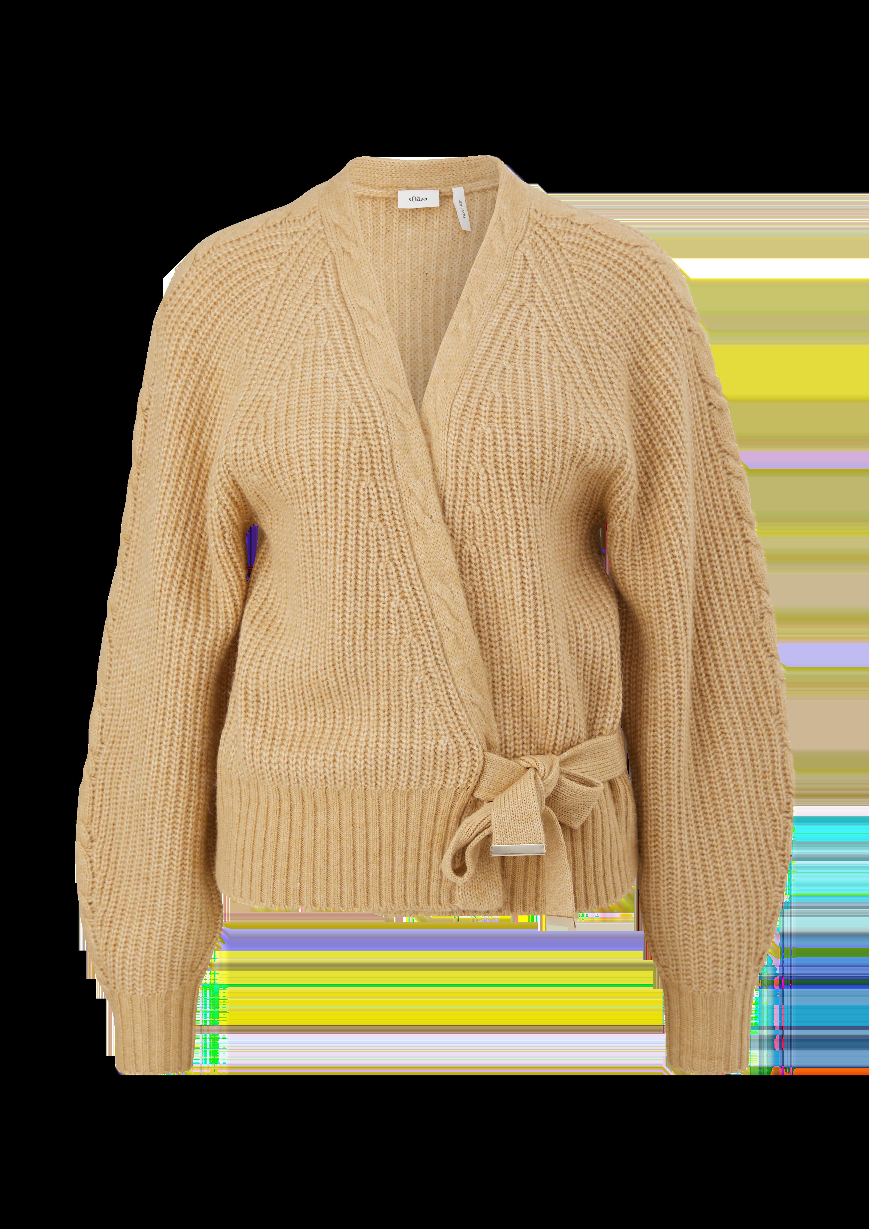 Wickeljacke mit Wollmix  2118294-8325