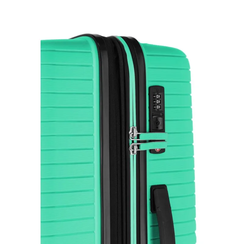 Travelite ORBITA Trolley L (77cm) mit 4 Rollen - Grün