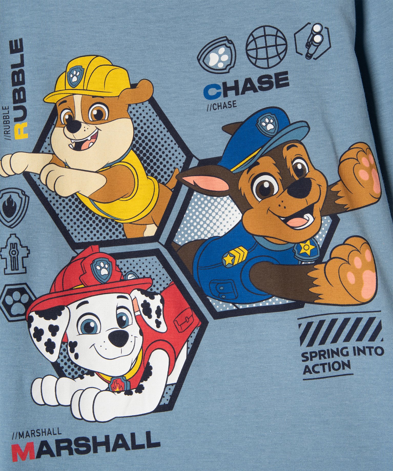 Tee-shirt Garçon à manches longues avec motif XL - Pat Pat... bleu | GEMO