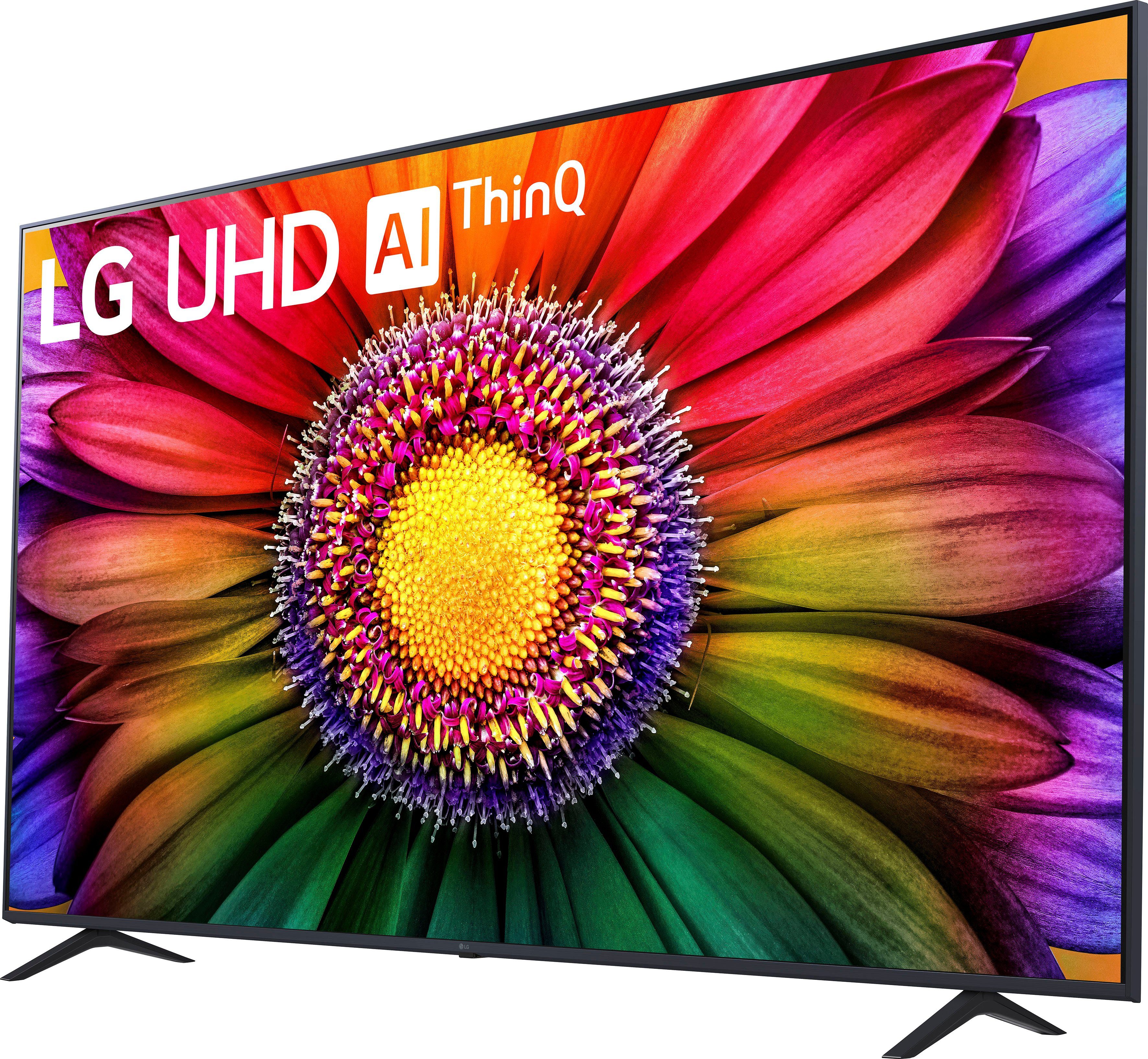 LG 70UR80006LJ LCD-LED Fernseher (177 cm/70 Zoll, 4K Ultra HD, Smart-TV, UHD,α5 Gen6 4K AI-Prozessor,HDR10,AI Sound Pro,Filmmaker Mode)