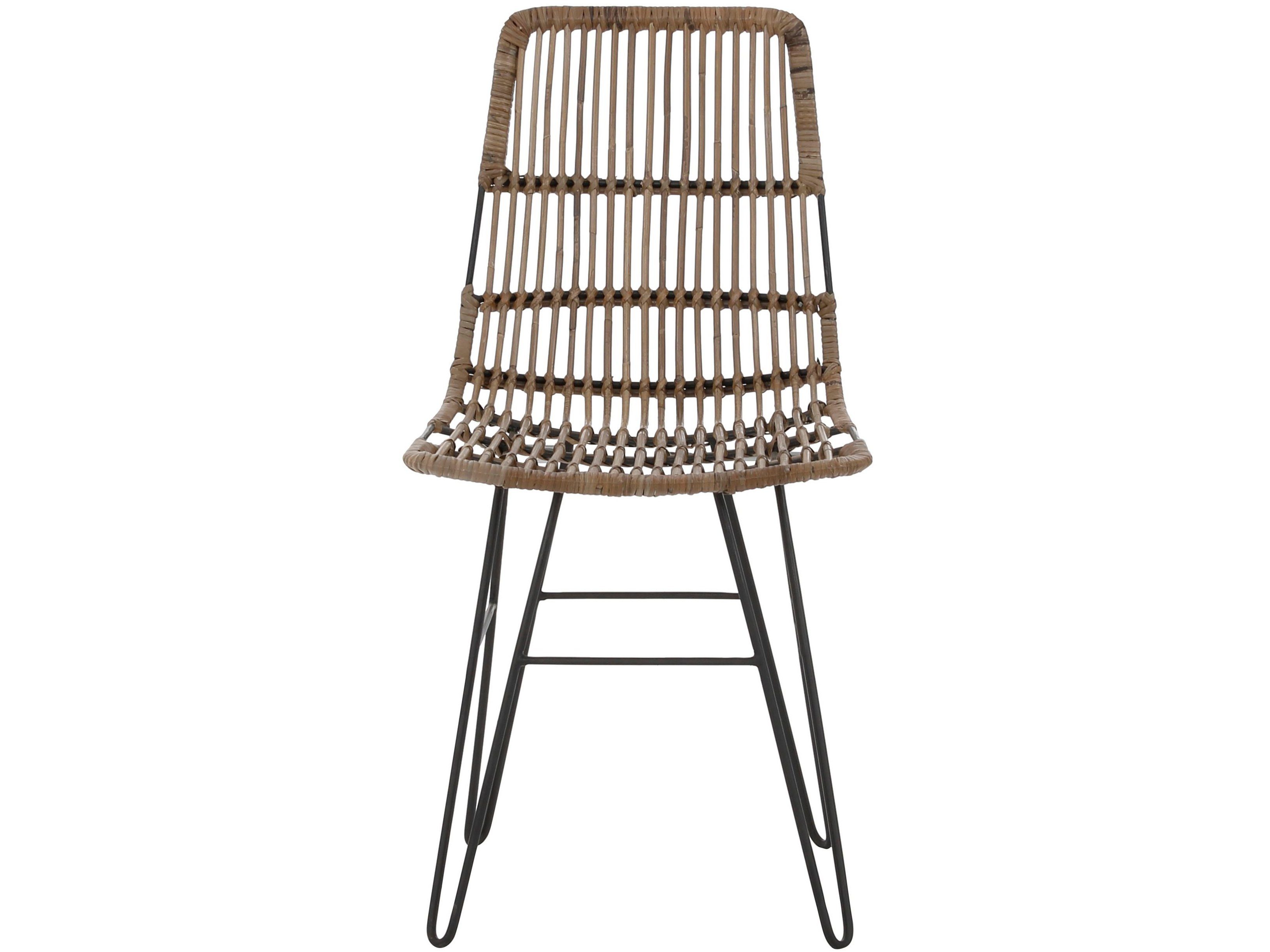 loft24 Rattanstuhl Felicia (2er-Set, 2 St), Esszimmerstühle, SItzhöhe 48 cm