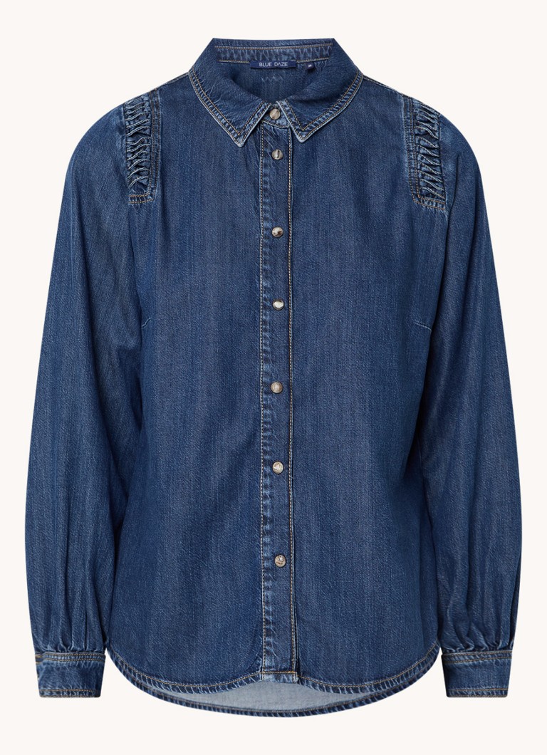 camicetta estiva in chambray