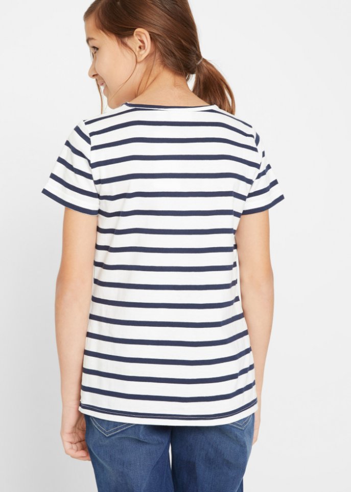 Mädchen T-Shirt (2er Pack) aus Bio-Baumwolle
