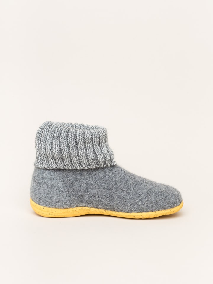 Gottstein Hausschuh Alpine Boot RU in grau günstig kaufen