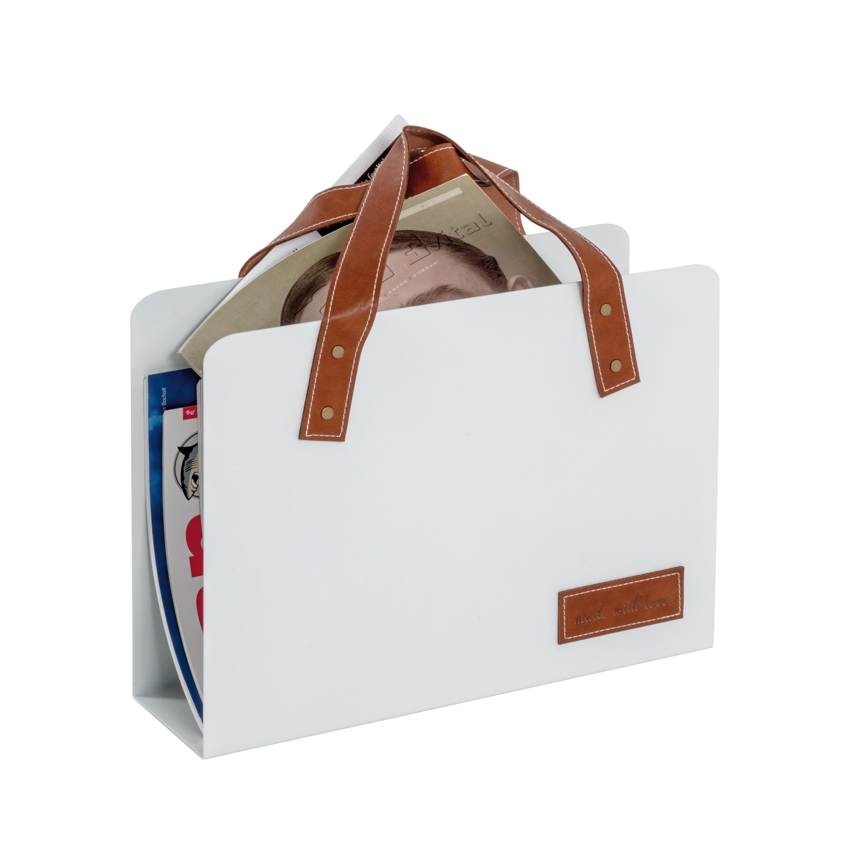 HAKU Zeitungsständer Zeitungsständer, HAKU Möbel Zeitungsständer (BHT 35x38x10 cm) BHT 35x38x10 cm bunt