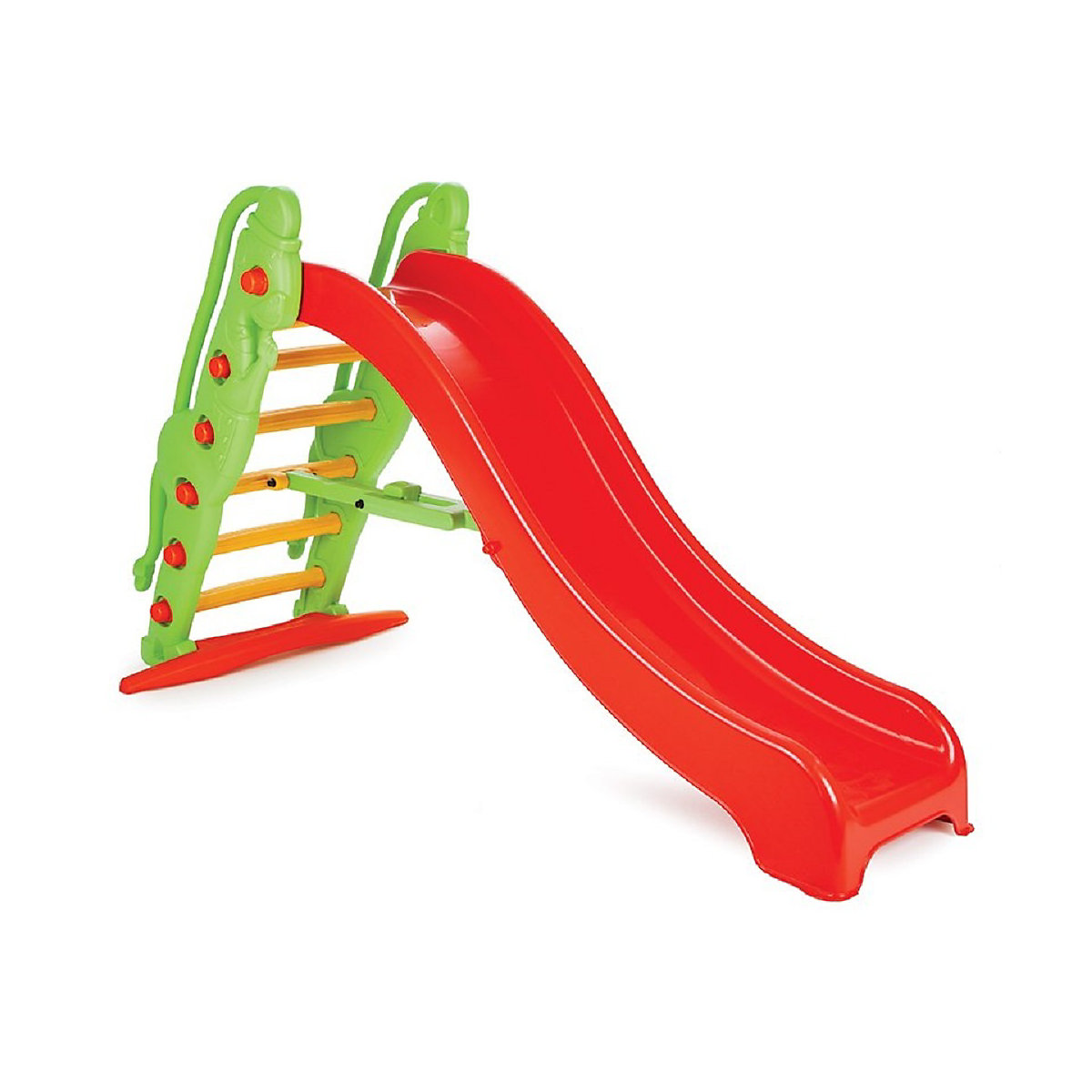 Kinderrutsche Affe klappbar und wetterfest 109 x 189 x 84 cm Indoorrutschen