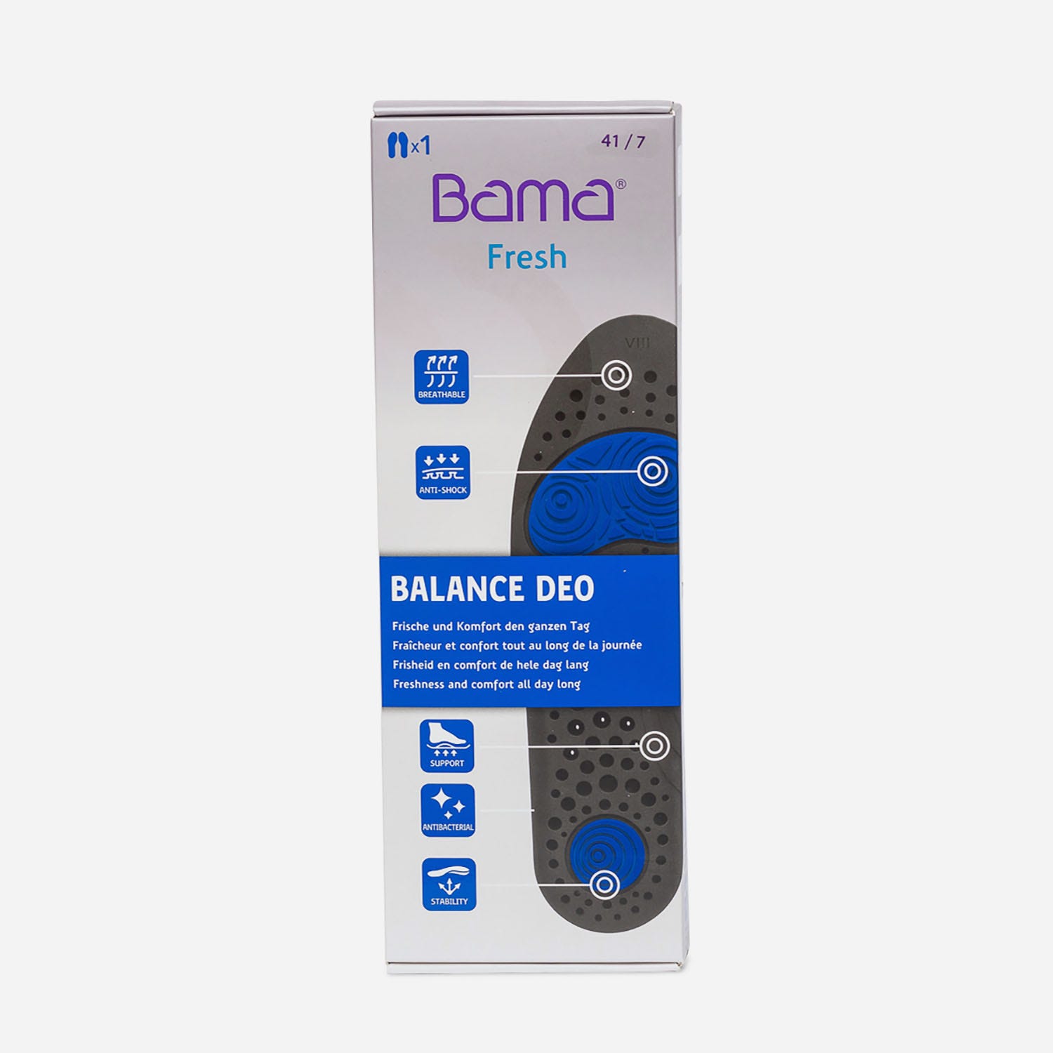 Semelles BAMA Balance déo pour homme