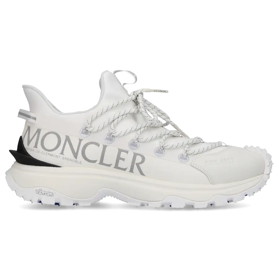 Moncler - Sneaker low TRAILGRIP LITE 2 Kalbsleder - weiß