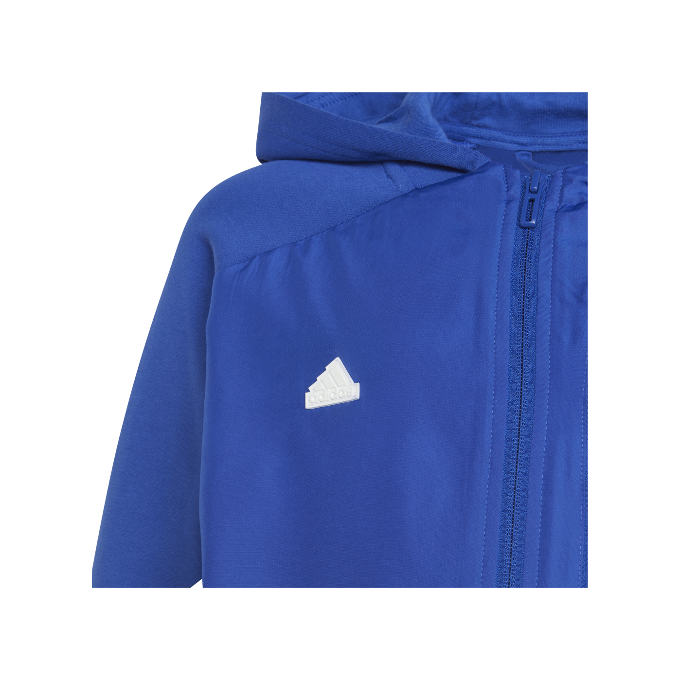 adidas D4GMDY Kapuzenjacke Kids Blau Weiss
