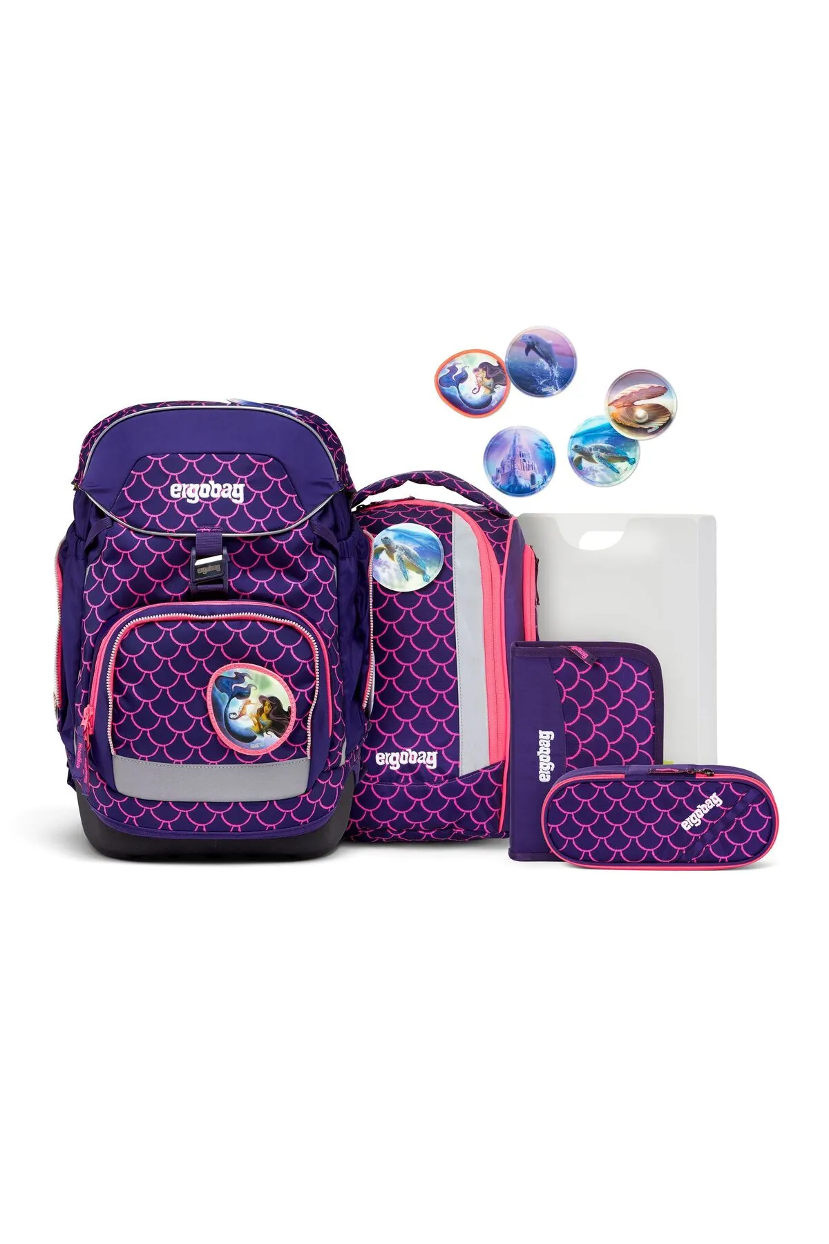 Ergobag  Schulrucksack - Lila - Unifarben