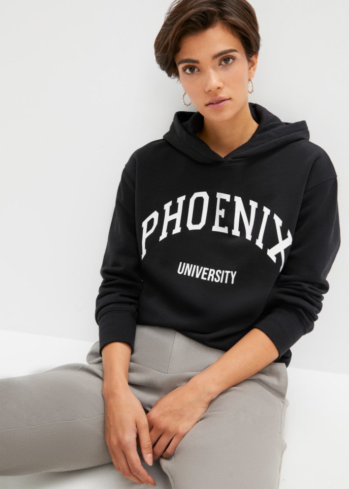 Kapuzensweatshirt mit Druck