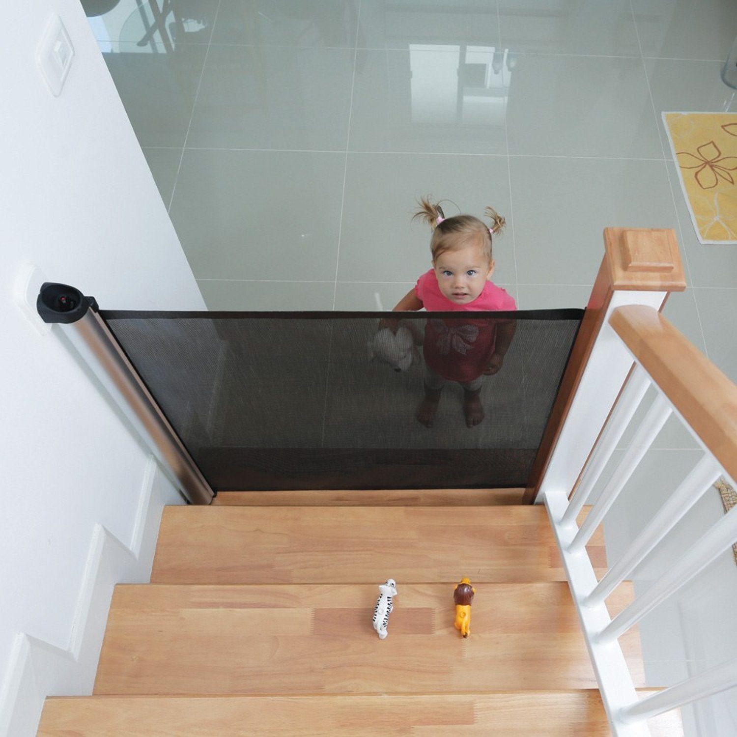 Lascal Treppenschutzgitter, KiddyGuard Avant Sicherheitsschranke bis 120 cm