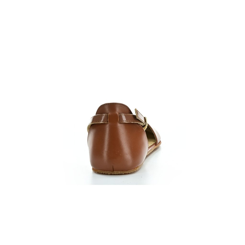 Shapen Poppy II Cognac Barfuß-Ballerinas
