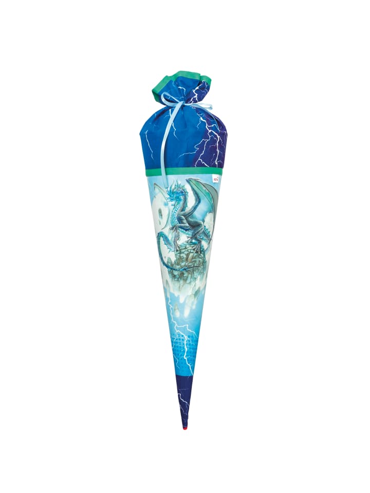 ROTH Stoffschultüte Stoffwunder Eisdrache 70 cm mit Rohling in Hellblau günstig kaufen onesize