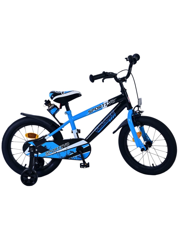 Volare Kinderfahrrad Rocky Fahrrad für Jungen 16 Zoll Kinderrad Blau Schwarz 4 Jahre günstig kaufen onesize